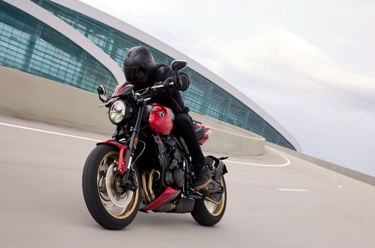 It gets a 14-litre fuel tank and a round LED headlight with a tiny flyscreen on top.